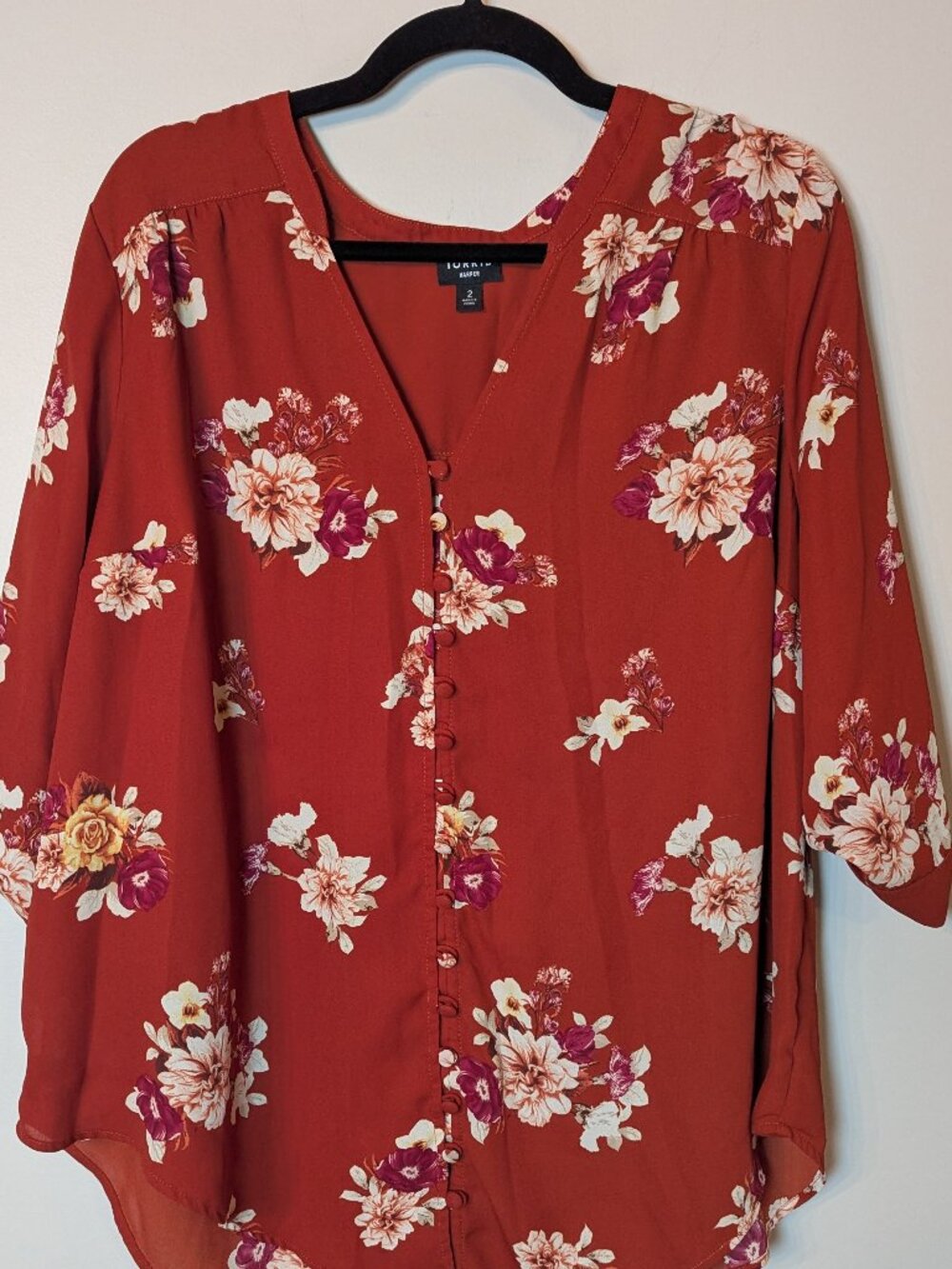 Torrid Harper Blouse Women's 2XL